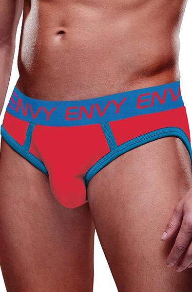 Solid Envy Jock Red Blue S/M Jockstrap