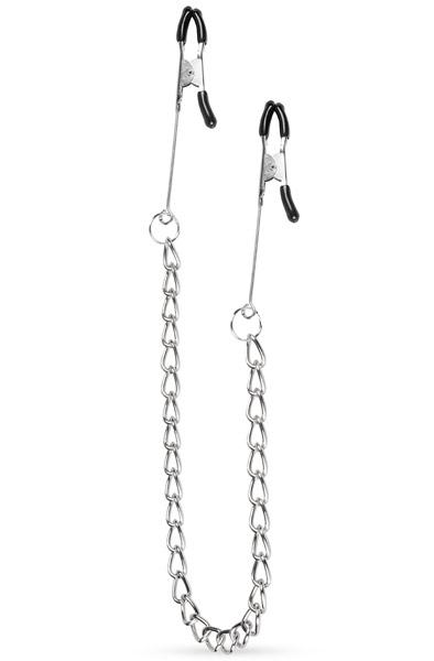 Long Nipple Clamps With Chain Bröstklämmor med kedja