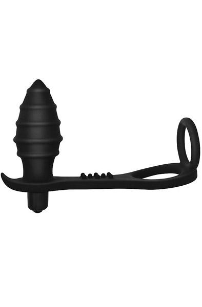 Ass-Rasca Vibrating Plug Combo Analplugg med penisring