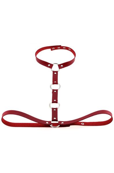 Deana Harness Red Bondage sele