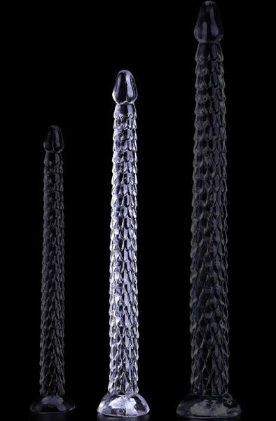 Armak Long Transparent Dildo 45 cm Extra lång analdildo