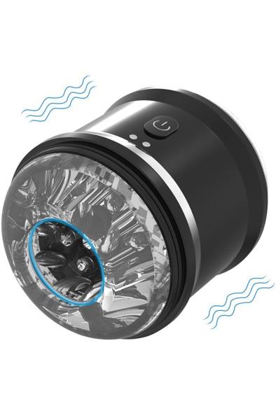 Ludick 10 Vibrations Vibrating Masturbator Masturbator med vibration