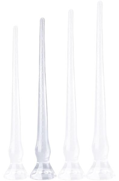 Koxor Long Transparent Dildo Koxor 40 cm Extra lång analdildo
