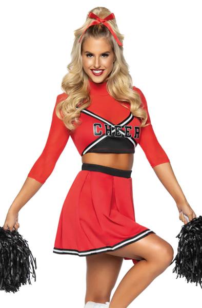 Leg Avenue Varsity Cheerleader Babe XS Rollspel & Maskerad