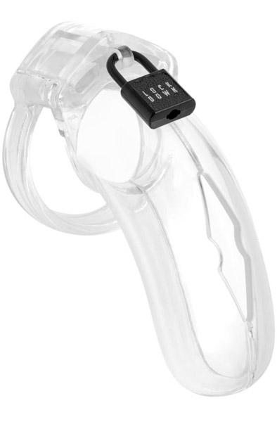Lockdown Chastity Cage Clear Large Kyskhetsbur