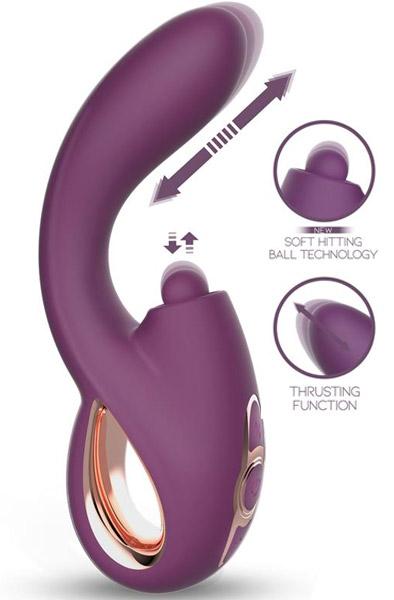 Vinca Soft Hitting Ball With Thrusting & Vibration G-punktsvibrator