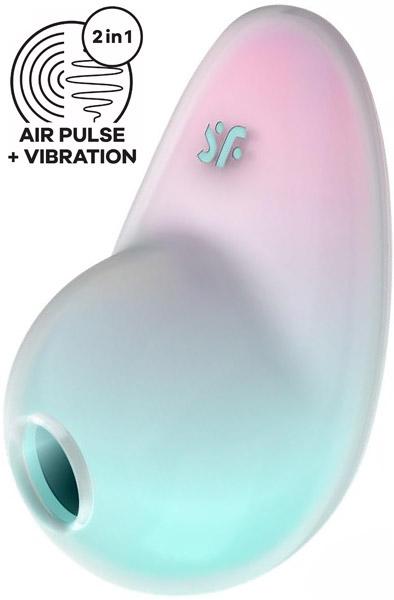 Satisfyer Pixie Dust Clitoral Stimulator Mint Pink Lufttrycksvibrator