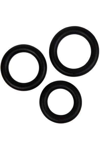 Premium Silicone C-rings 3-pack Penisringar paket