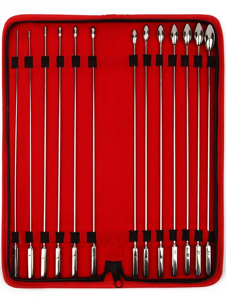 Mr Steel Rosebud Urethral Sounds 13-pack Dilator paket