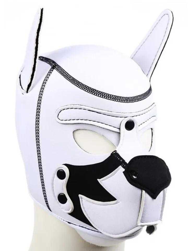 Kinky Puppy Foxhound Bondage Hood BDSM mask