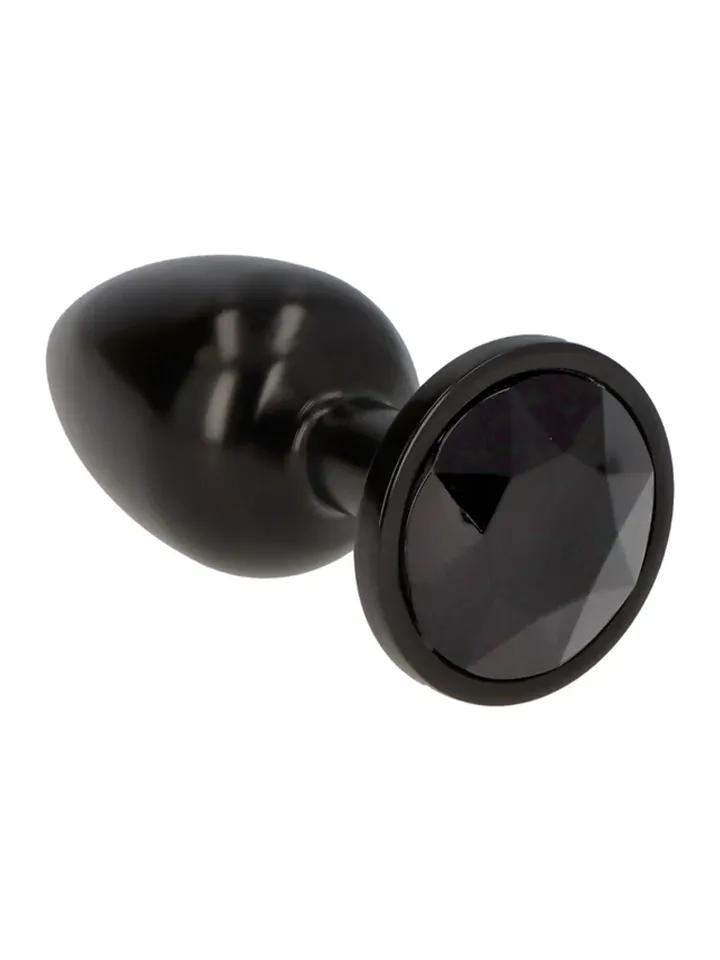 Dark Black Secret Plug Small Analplugg metall