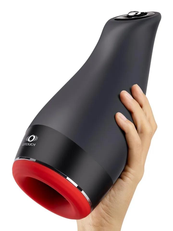 Warming, Thrusting & Vibrating Masturbator Masturbator med vibration