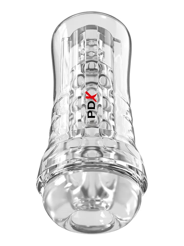 PDX Elite ViewTube Plus See-Thru EZ-Grip Stroker Stroker