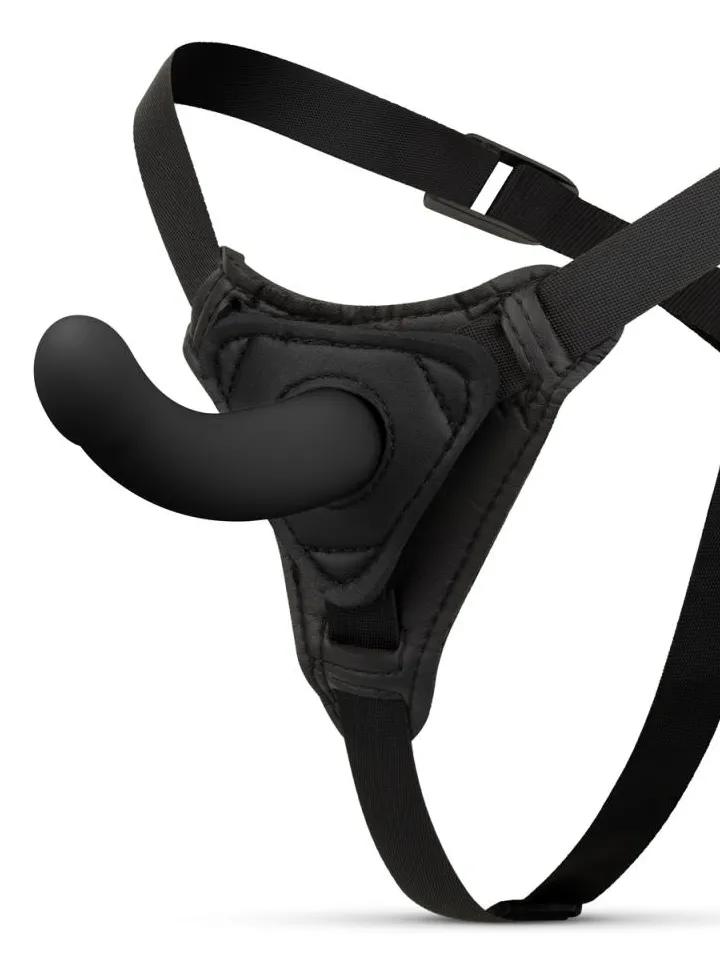 Easytoys Silicone Strap-On Smooth Strap-on med sele