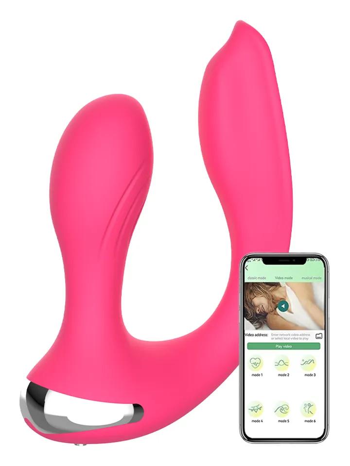 Pink Wearable Vibrator With App Appstyrd vibrator