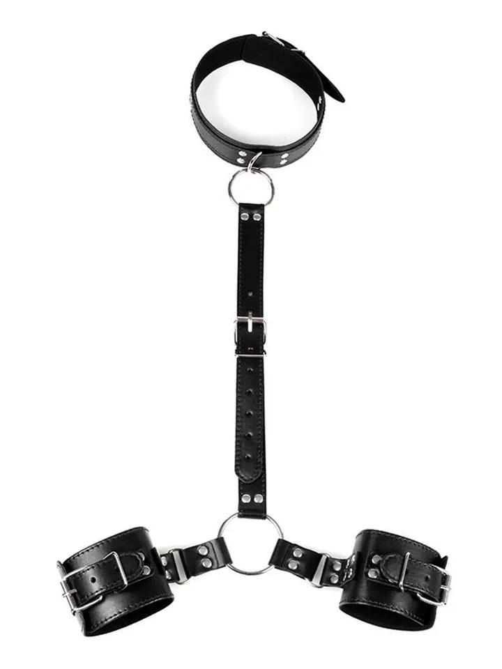 BDSM Collar & Wirst Restraints Halsband & handbojor