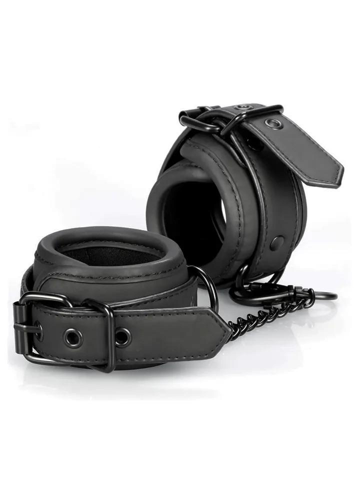 Fetish Black Shadow Handcuffs Handbojor