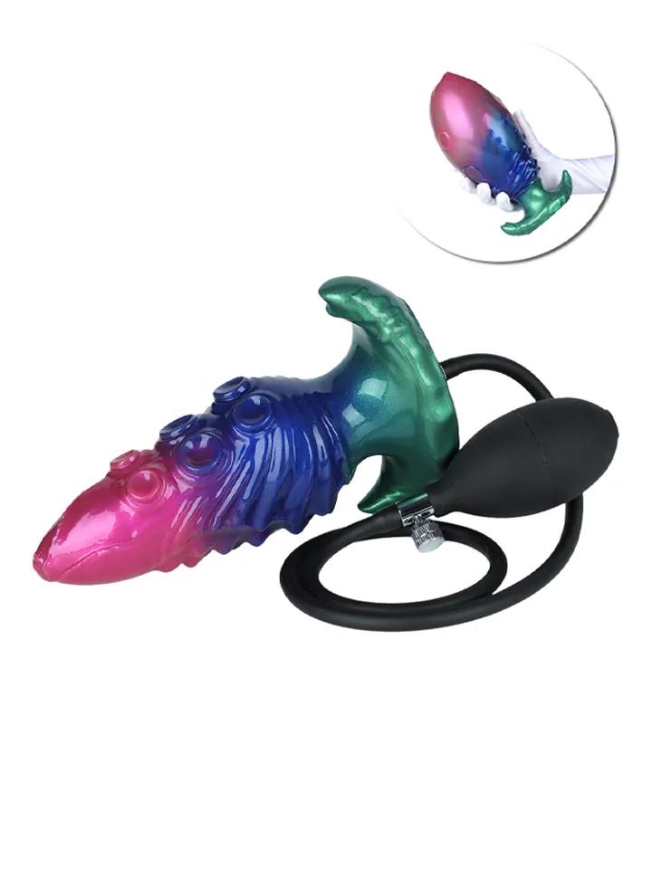 Monster Thrill Inflatable Plug 14 cm Uppblåsbar analplugg