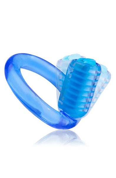 Screaming O GO Q Vibe Ring Blue Penisring