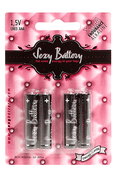 Sexy Battery Alkaline 4 x AAA Batterier AAA
