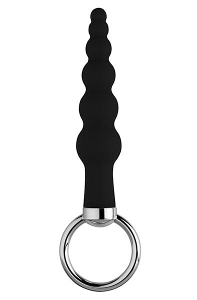 NMC Butt O Butt Plug Black 10 cm Analplugg med dragring
