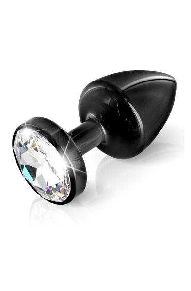 Diogol Anni Butt Plug Round Black 25mm Lyxig analplugg