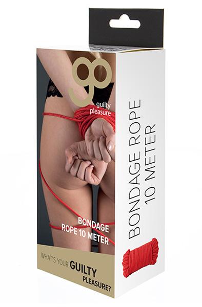 Guilty Pleasure Bondage Rope 10m Red BDSM rep