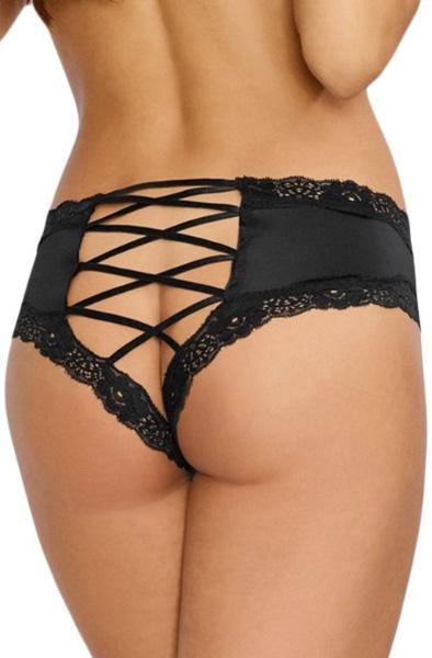 Queen Lingerie Black Panties One Size Trosor