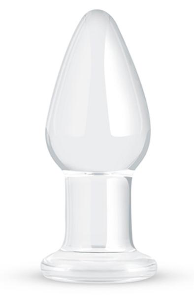 Gildo Clear Glass Buttplug 10cm Ø3,9cm Analplugg i glas
