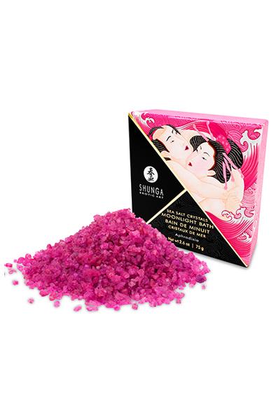 Shunga Erotic Art Moonlight Bath Sea Salt Aphrodisia 75g Badsalt