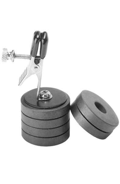 Master Series Onus Nipple Clip With Magnet Weights Bröstklämma med vikt