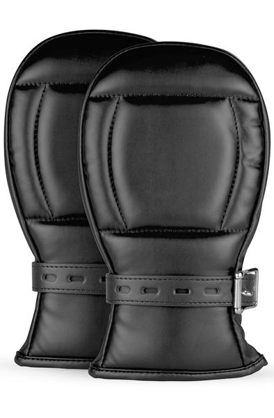 Whipped Micah Bondage Mittens Black Handskar