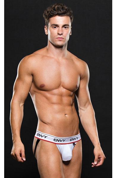 Envy Menswear Low-Rise Jockstrap White L/XL Jockstrap