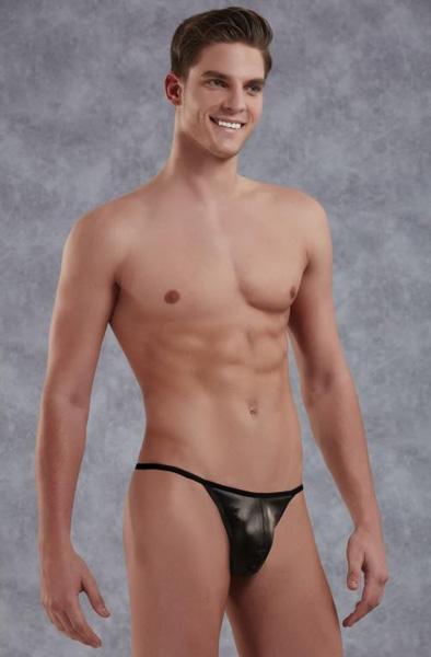 Doreanse Royal Black Men's Thong S Stringkalsong