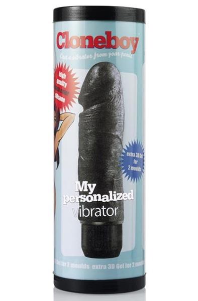 Cloneboy Dildo With Vibration Black Kloningskit