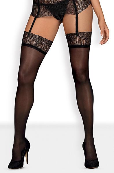 Obsessive Chiccanta Stockings Black S/M Stay-ups