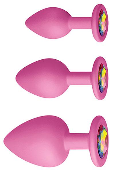 Glams Spades Trainer Kit Pink Analpluggar paket