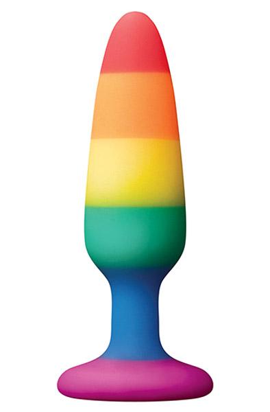 Colourful Love Rainbow Anal Plug Small Analplugg
