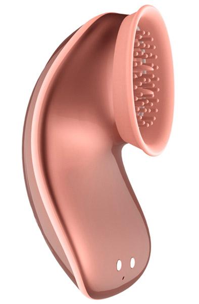 Twitch Rose Gold Handsfree Suction & Vibration Klitorisstimulator