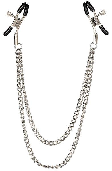 Nipple Play Tiered Nipple Clamps Bröstklämmor med kedja
