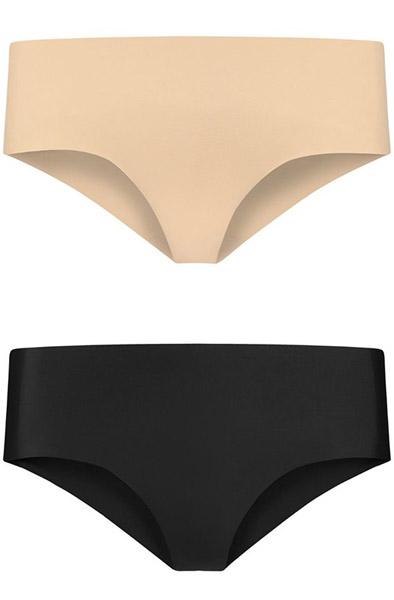 Bye Bra Invisible Hipster 2-pack L Sömlösa trosor