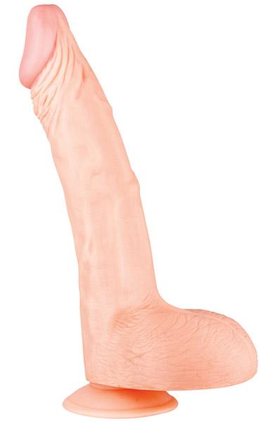 Dream Toys Vibrating Bigstuff Flesh 28 cm Dildo med vibrator