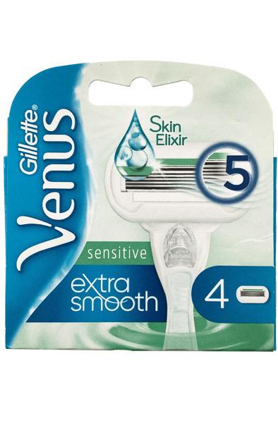 Gillette Venus Extra Smooth Sensitive 4-pack Venus rakblad
