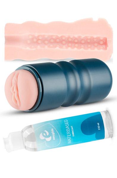 FPPR. Vagina Masturbator + Waterbased Lubricant 150ml Paketerbjudande