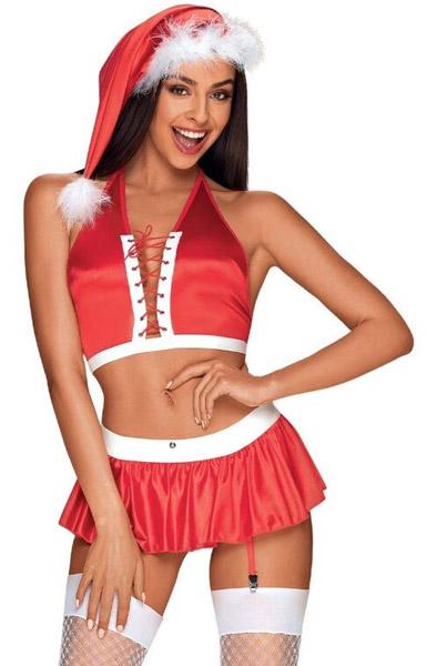 Obsessive Ms Claus Sexy Christmas Costume XXL Sexiga kläder