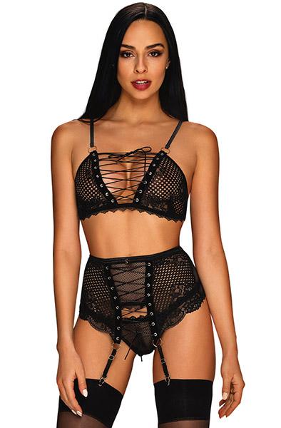 Obsessive Basitta 3-pcs Set S/M Sexiga underkläder