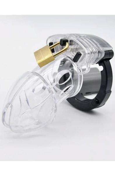 Slave4Master Edge Cock Cage Clear Kyskhetsbur