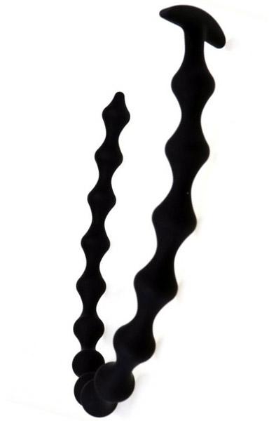 Long Dildo Thin Beads 55 cm Extra lång analdildo