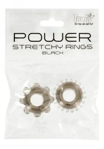 Power Stretchy Rings Black