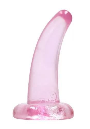 Crystal Clear non realistic dildo 11 cm, Pink